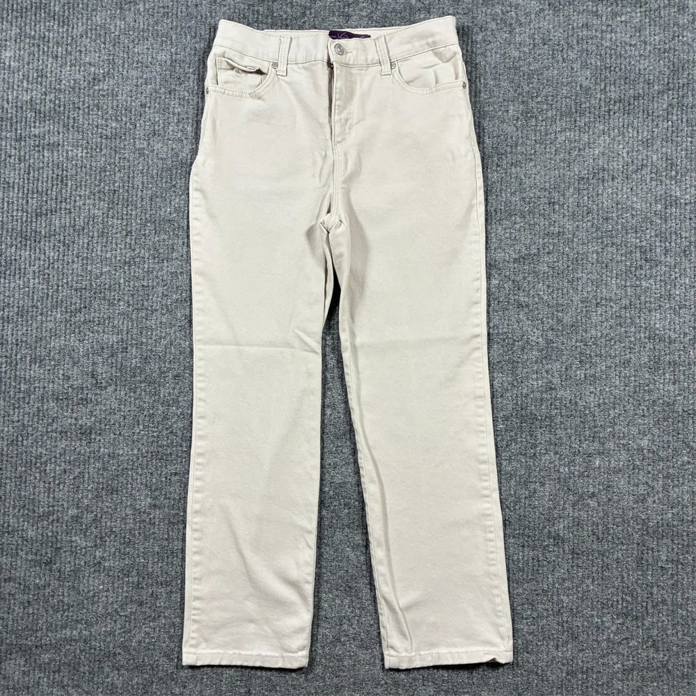 Gloria Vanderbilt Amanda Womens Jeans Size 4P Tapered Leg Stretch Mid Rise